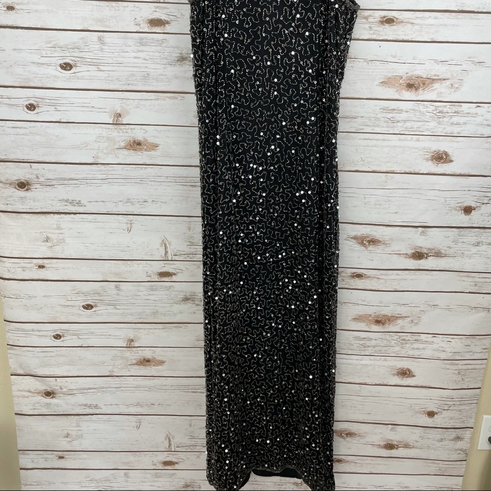 Scala Sequin And Beads Spaghetti Strap Maxi Dress - image 2